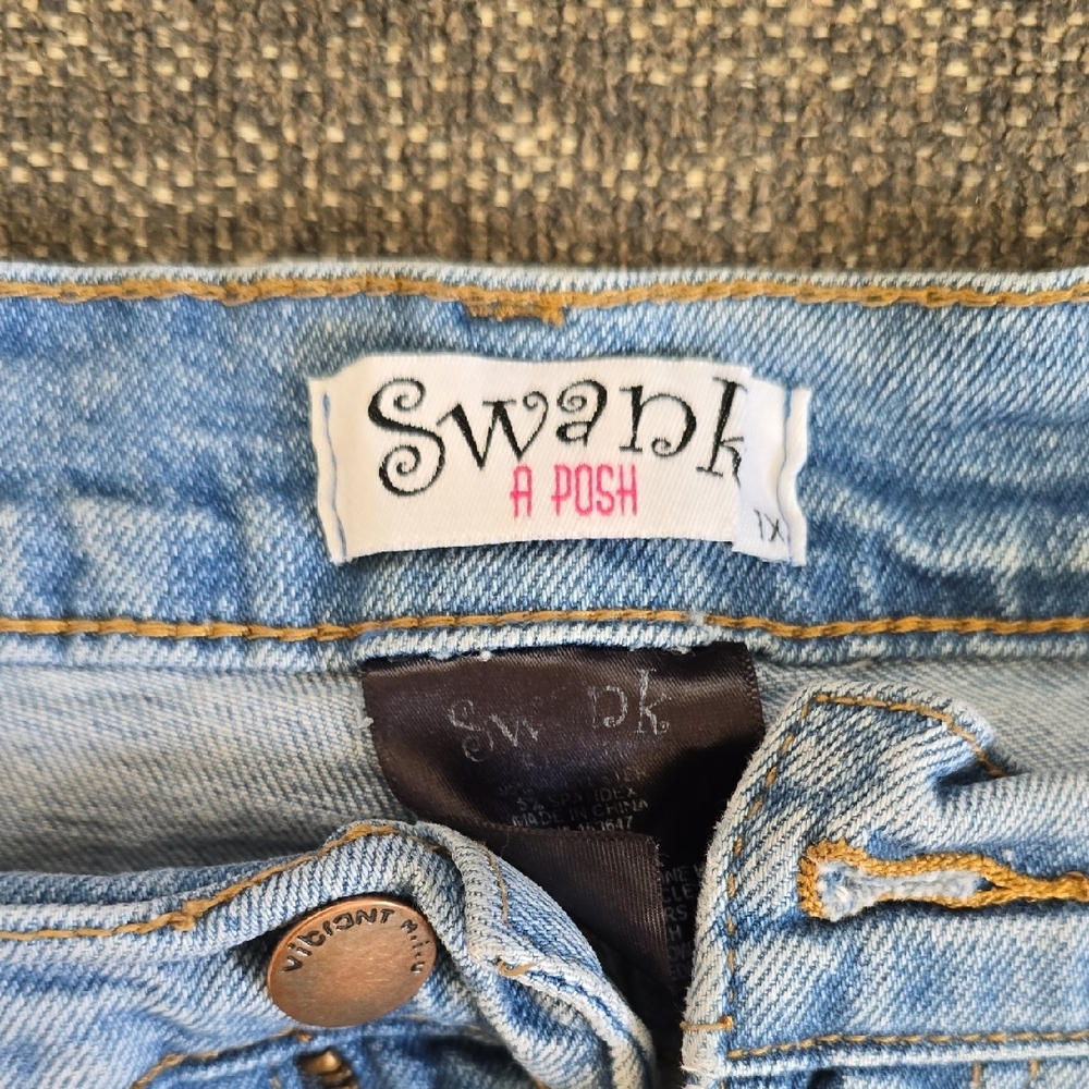 SWANK Light Blue Denim Jeans - Picture 4 of 8